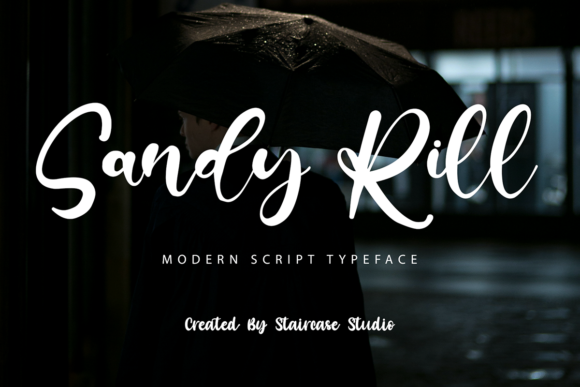 Sandy Rill Font Poster 1