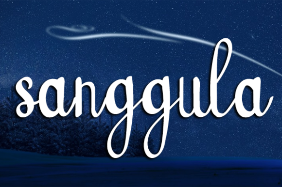 Sanggula Font Poster 1