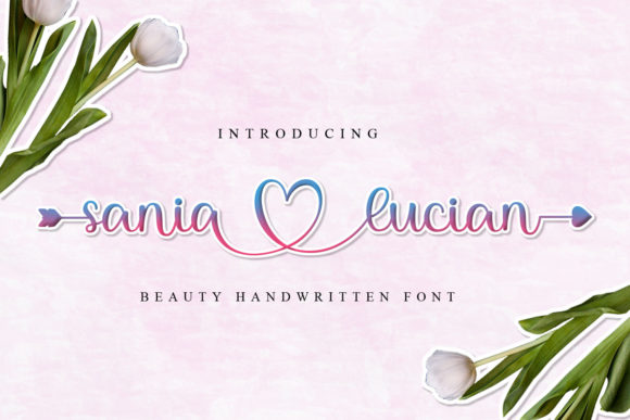 Sania Lucian Font Poster 1