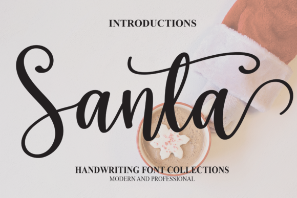 Santa Font Poster 1