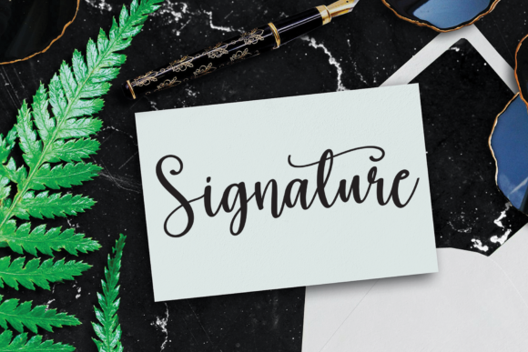 Santa Font Poster 4