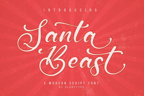 Santa Beast Font Poster 1