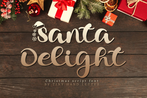 Santa Delight Font Poster 1
