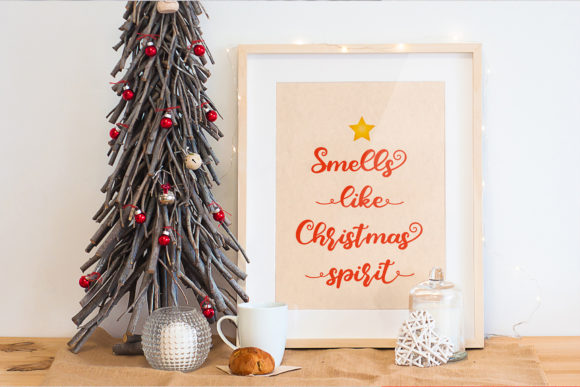 Santa Gifts Font Poster 13