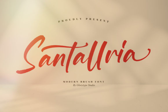 Santallria Font Poster 1