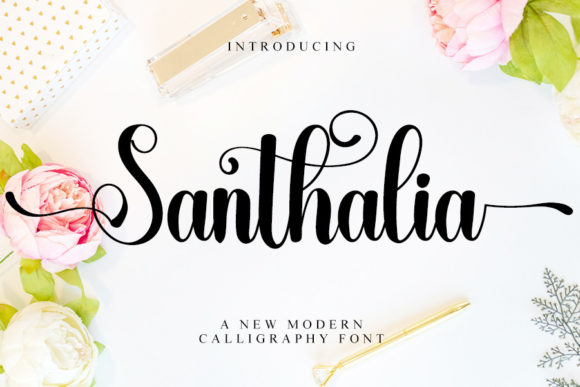 Santhalia Font Poster 1