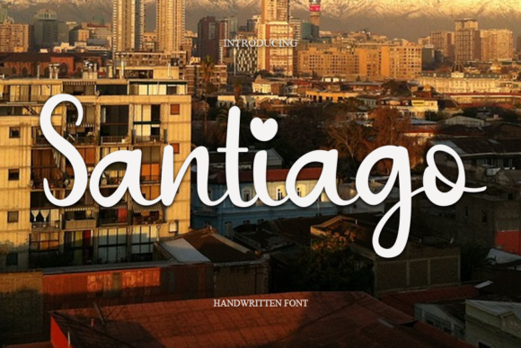 Santiago Font Poster 1