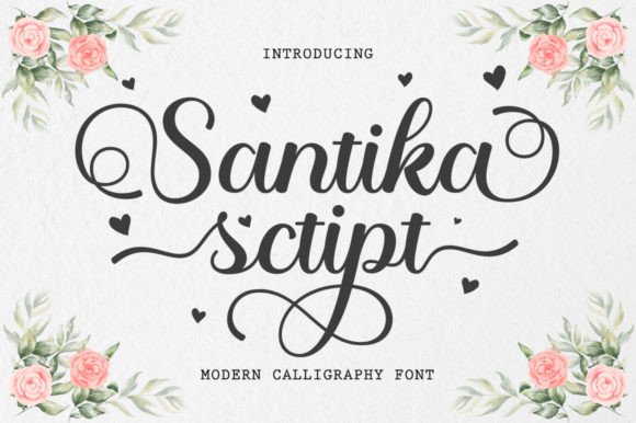 Santika Script Font