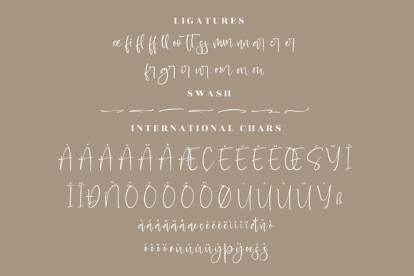 Santilaria Font Poster 14