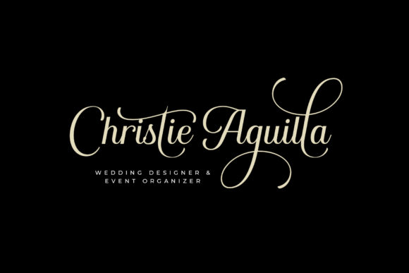 Santillana Daughter Font Poster 4