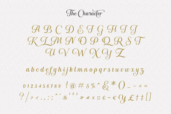Santillana Daughter Font Poster 7
