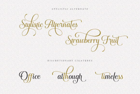 Santillana Daughter Font Poster 8