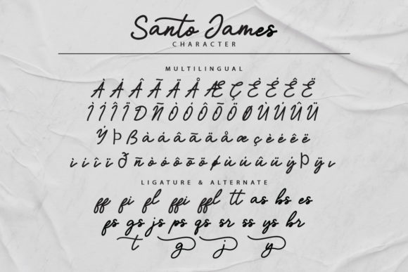 Santo James Font Poster 9