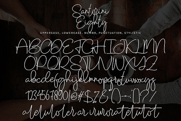 Santorini Eighty Font Poster 9