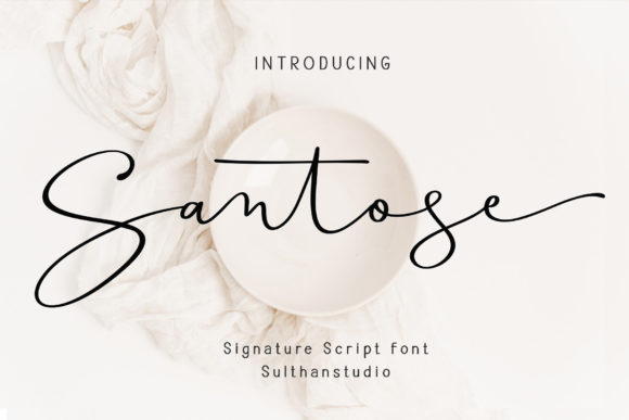 Santose Font Poster 1