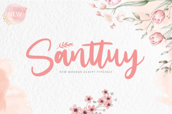 Santtuy Font Poster 16