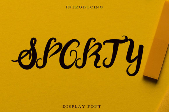 Saporty Font