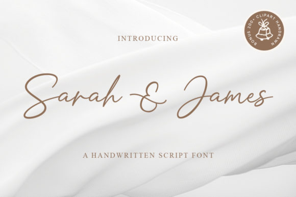 Sarah & James Font Poster 1