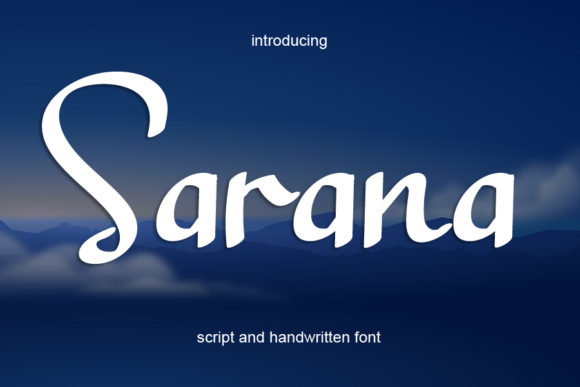 Sarana Font Poster 1