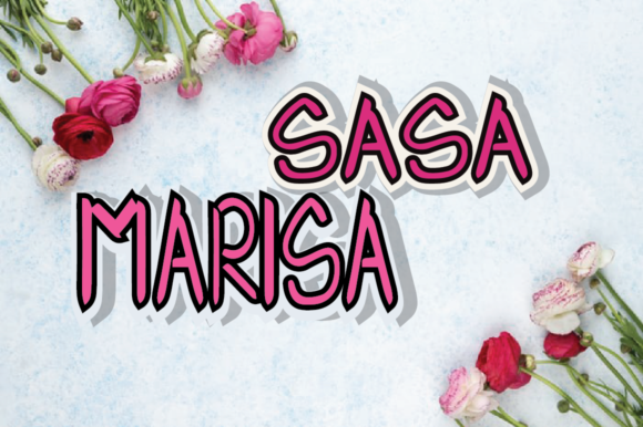 Sasa Marrissa Font Poster 2