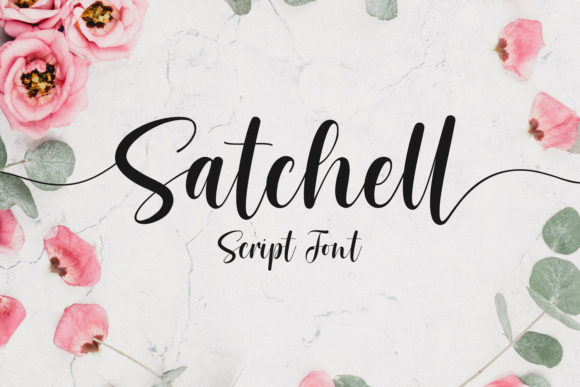 Satchell Font Poster 1
