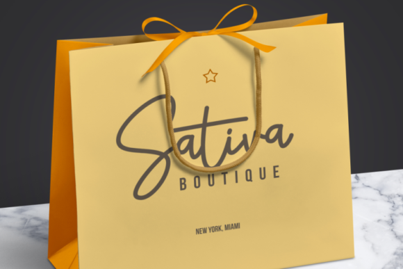 Sativa Font Poster 2