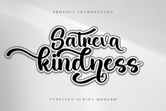Satreva Kindness Font Poster 1