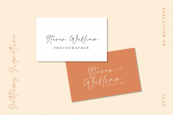 Sattamy Signature Font Poster 5