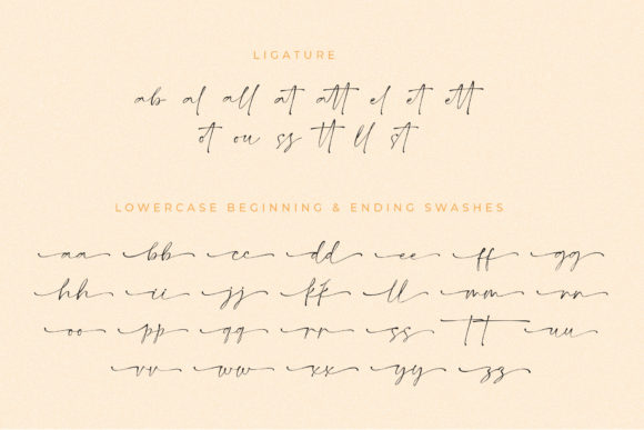 Sattamy Signature Font Poster 8