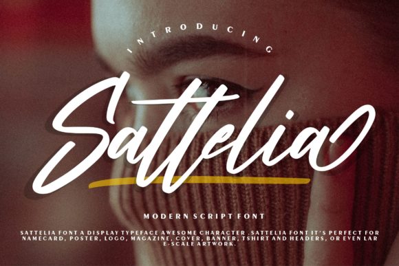 Sattelia Font Poster 1