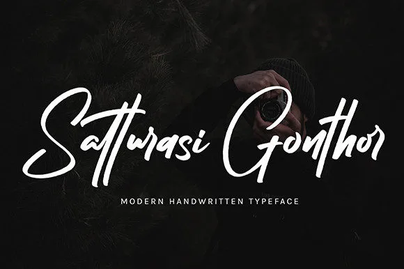 Satturasi Gonthor Font Satturasi Gonthor Font Poster 1