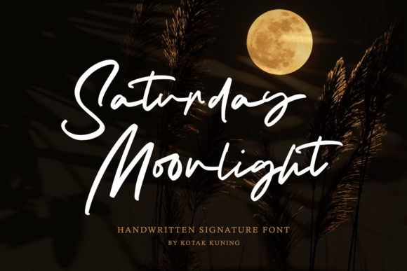 Saturday Moonlight Font