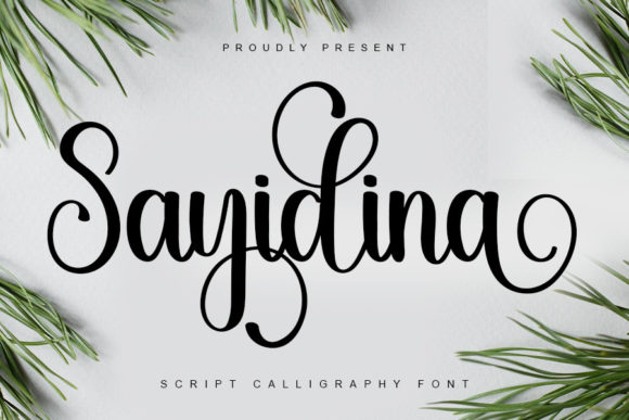 Sayidina Font Poster 1