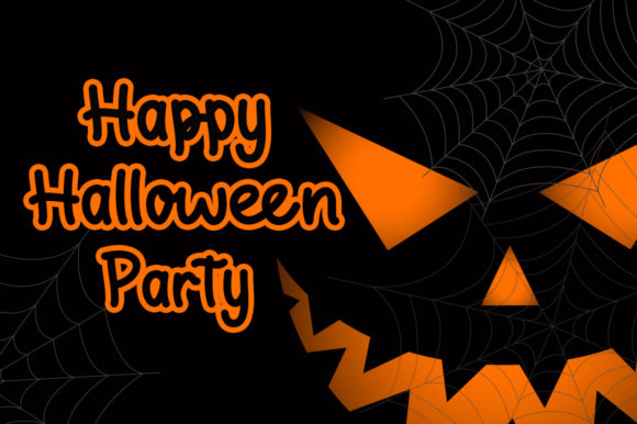 Scary Halloween Font Poster 3