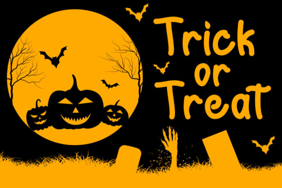 Scary Halloween Font Poster 4