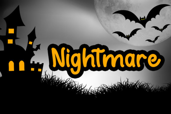 Scary Halloween Font Poster 7