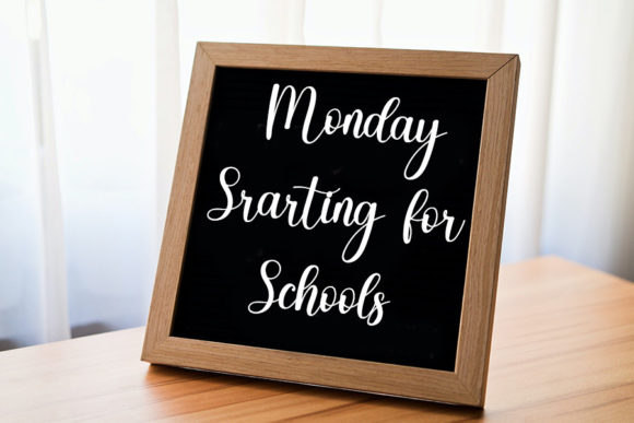 School Font Poster 2