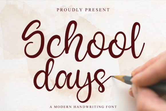 School Days Font