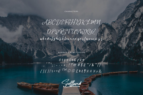 Scottland Font Poster 6