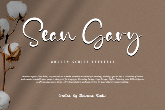 Sean Gary Font Poster 1