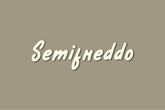 Semifreddo Font Poster 1