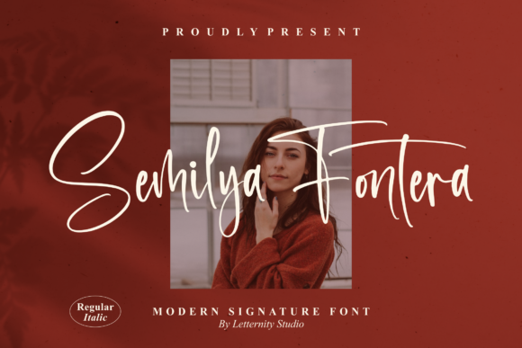 Semilya Fontera Font Semilya Fontera Font Poster 1