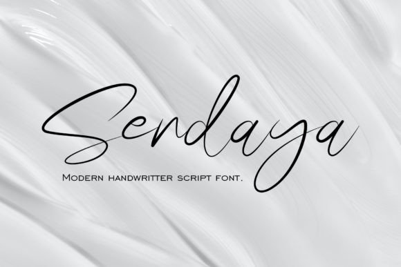 Sendaya Font Poster 1