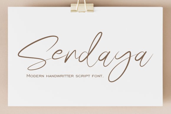 Sendaya Font Poster 5