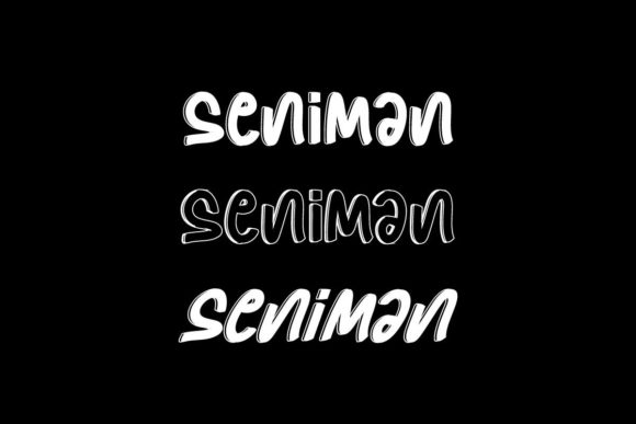 Seniman Font Poster 2