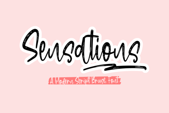 Sensations Font Poster 1