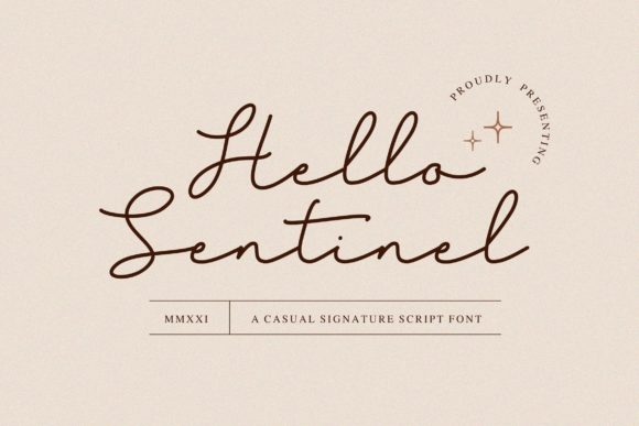 Sentinel Font Poster 1