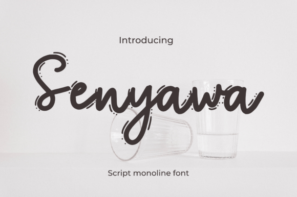 Senyawa Font Poster 1