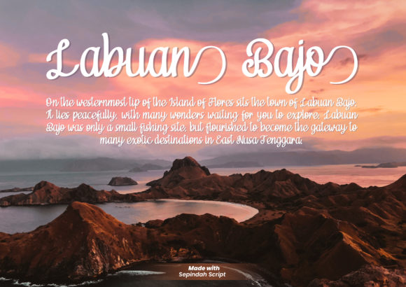 Sepindah Duo Font Poster 10