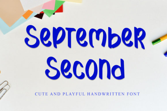 September Second Font Poster 1